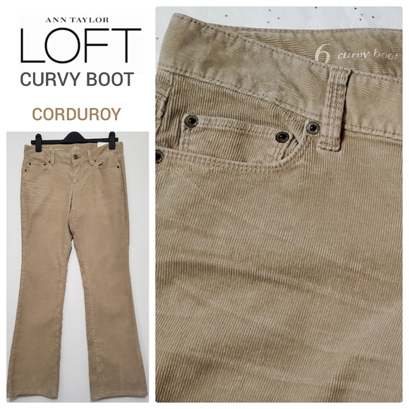 curvy fit corduroy pants